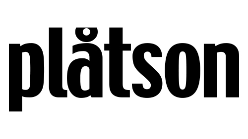 Logga för Plåtson Oskarshamn, Silverpartner till Oskarsgalan.
